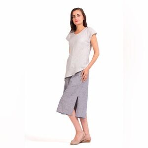 RAMONLISA Hemp Blend Linden Wide-Leg Pant